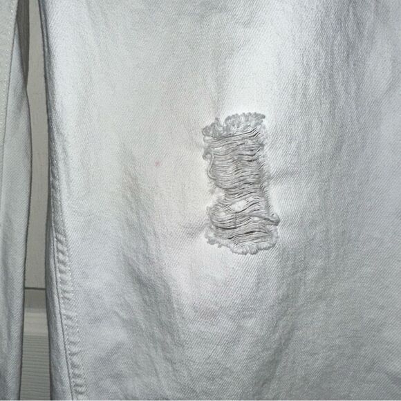Urban Outfitters BDG High Waisted Puddle Jeans White Size 27/32 - Picture 6 of 10
